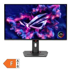 ASUS ROG Swift PG27UCDM, 27" OLED gaming monitor, 4K UHD zaslon, izjemno tanek okvir, premium ROG dizajn.