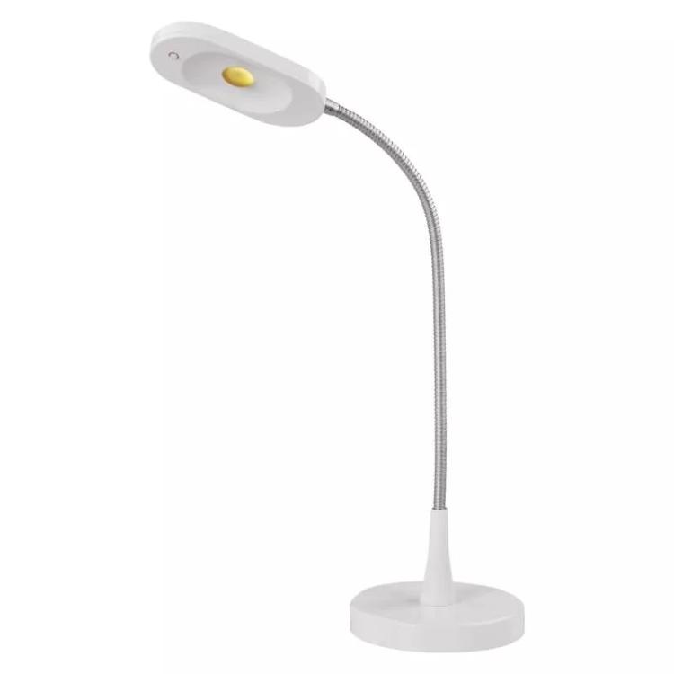 Namizna LED svetilka Black & Home, bela